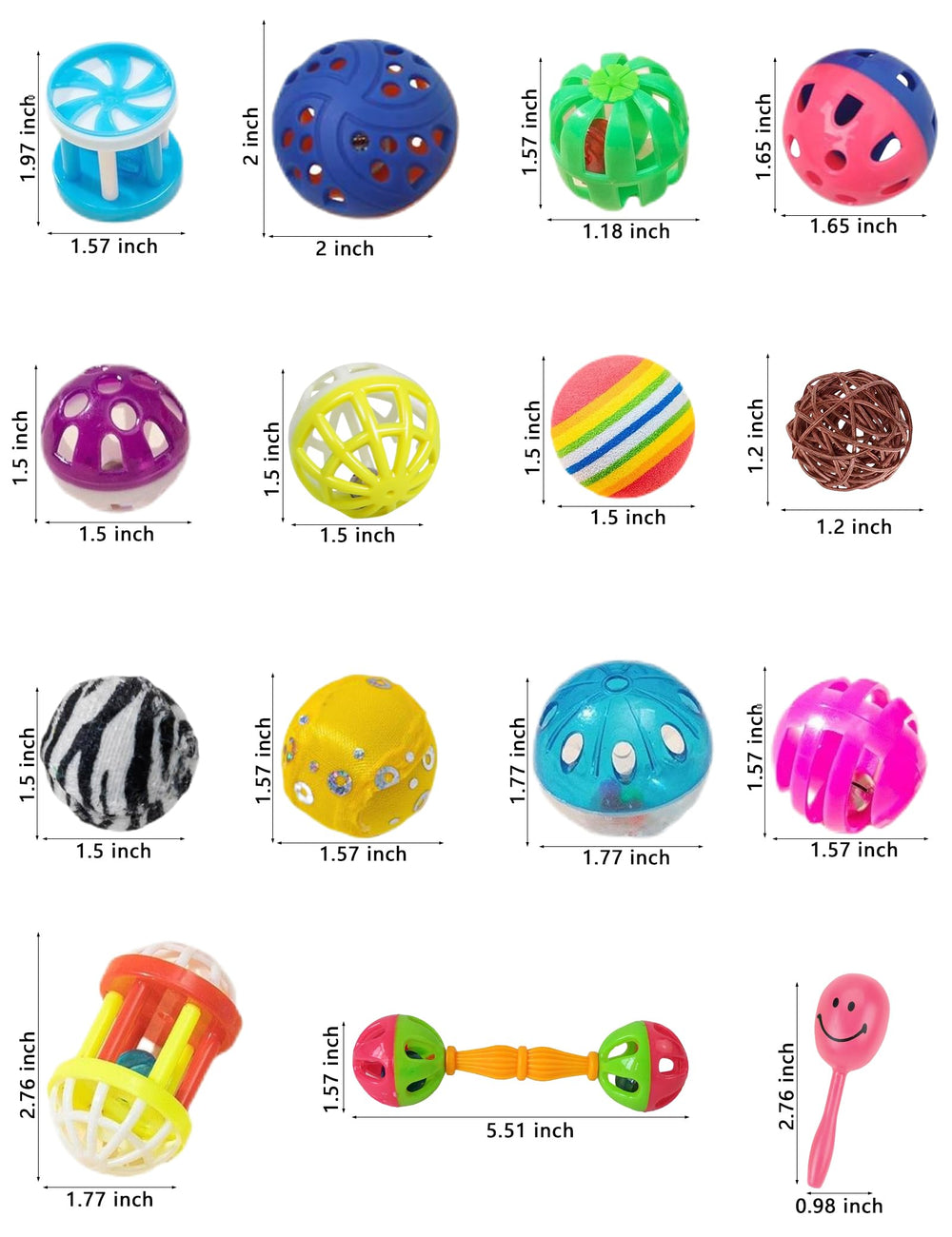 HEUHAI budgie toys showcase vine-balls offering tactile texture and safe chew opportunities.