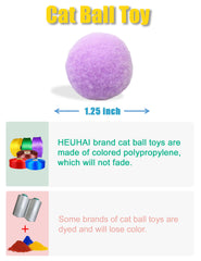 HEUHAI cat balls interactive play for kittens encouraging chase and exercise.