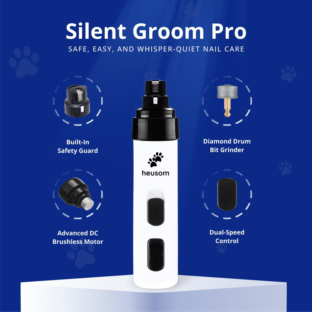 Heusom Silent Groom Pro diamond wheel for durable, precise trimming.