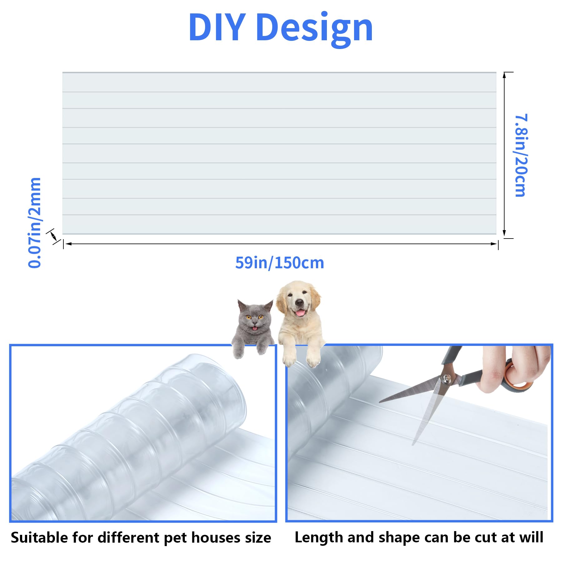 Heuyrao dog house door flap suitable for outdoor and indoor use year-round