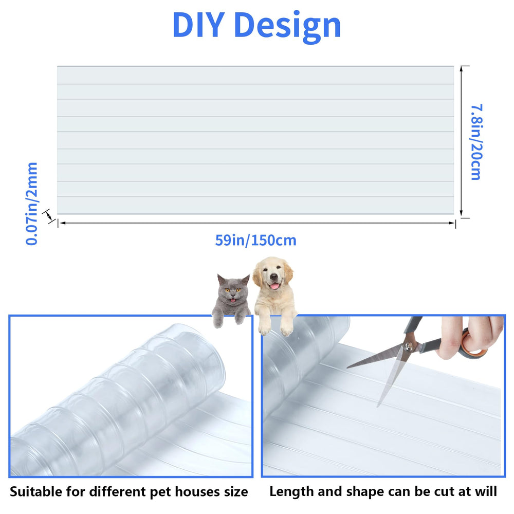 Heuyrao dog house door flap suitable for outdoor and indoor use year-round