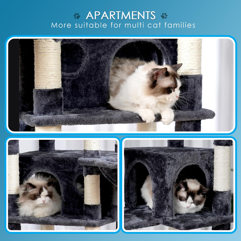 Hey-brother cat-tree assembly toolkit image shows quick setup and sturdy construction.