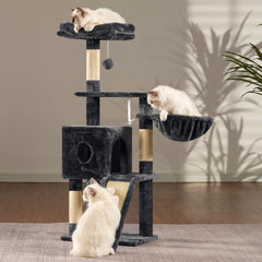 Hey-brother cat-tree cozy cat cave for private retreats