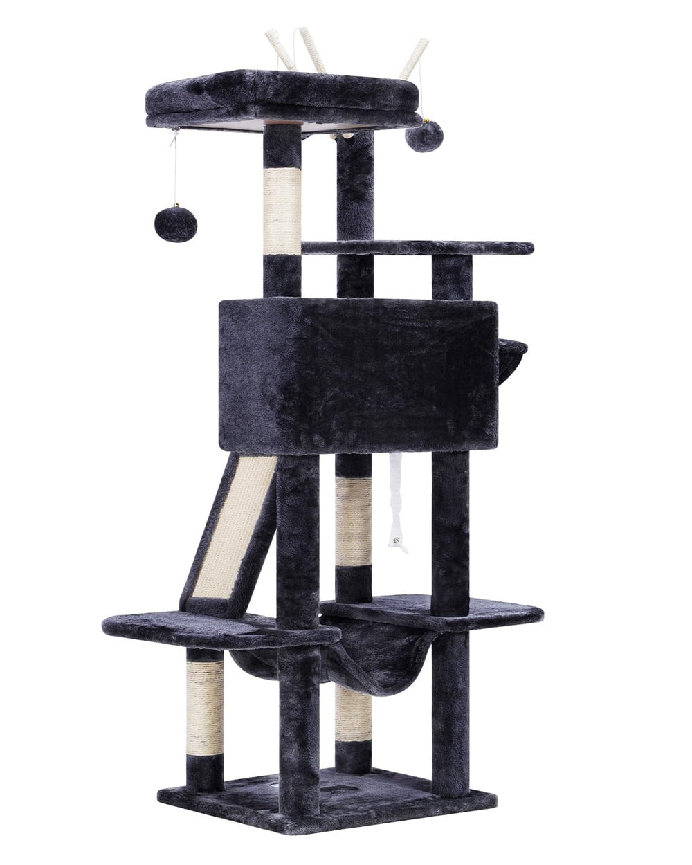 Hey-brother cat tree compact corner-friendly setup for small rooms
