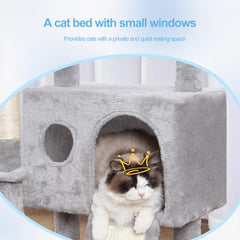 Hey-brother Cat Tree Hammock basket provides cloud-like comfort for kittens