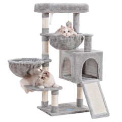 Hey-brother MPJ006SW cat tree top platform for elevated lounging and observation