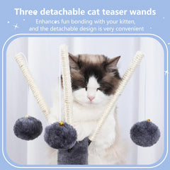 Hey-brother cat tree tower condo closeup reveals a cozy hideaway for cats