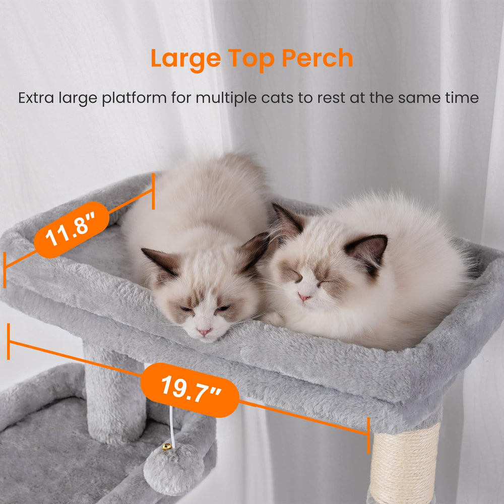Heybly Cat Tree assembly tools included simplify setup and quick use.