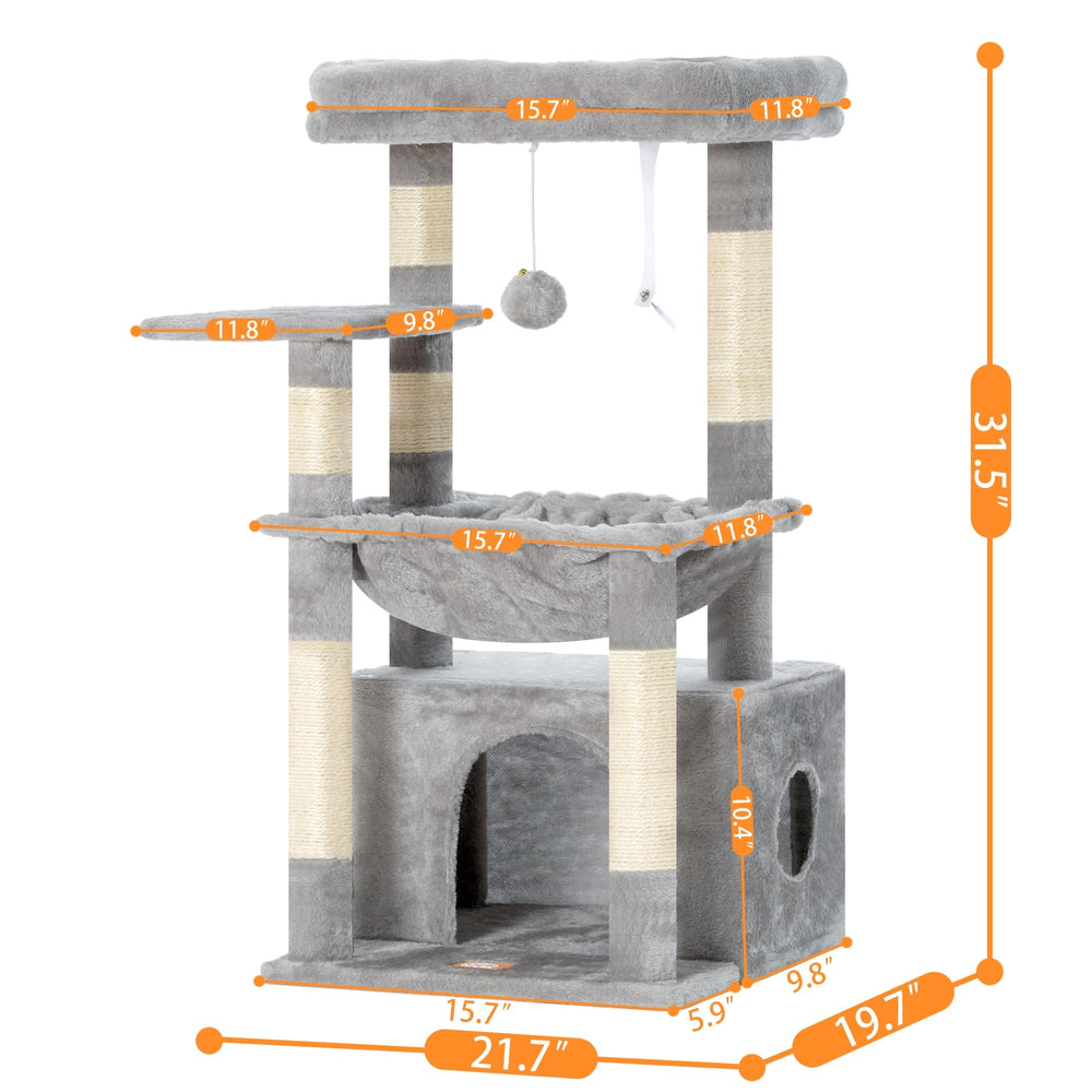 Heybly Cat Tree—easy assembly with clear instructions and precise parts.