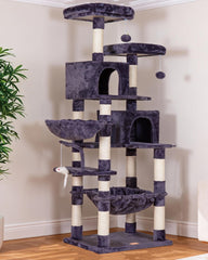 Heybly Cat Tree Hammock showcases cozy resting zone for cats