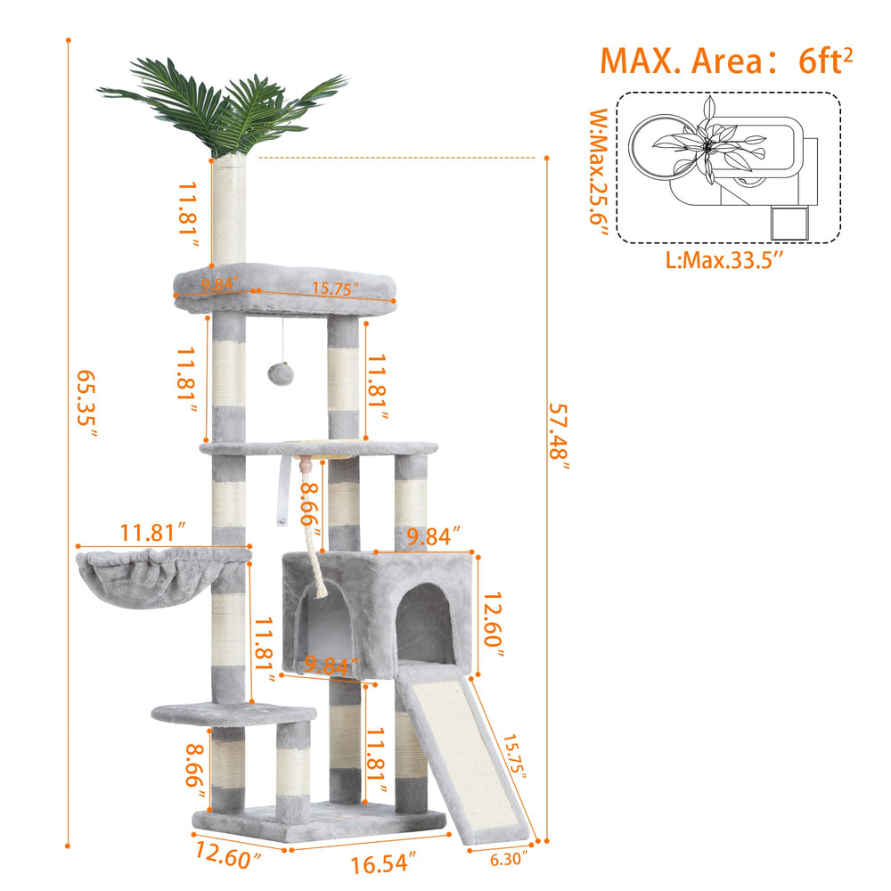 Heybly HCT015W reinforced base and anti-tip kit boost stability.