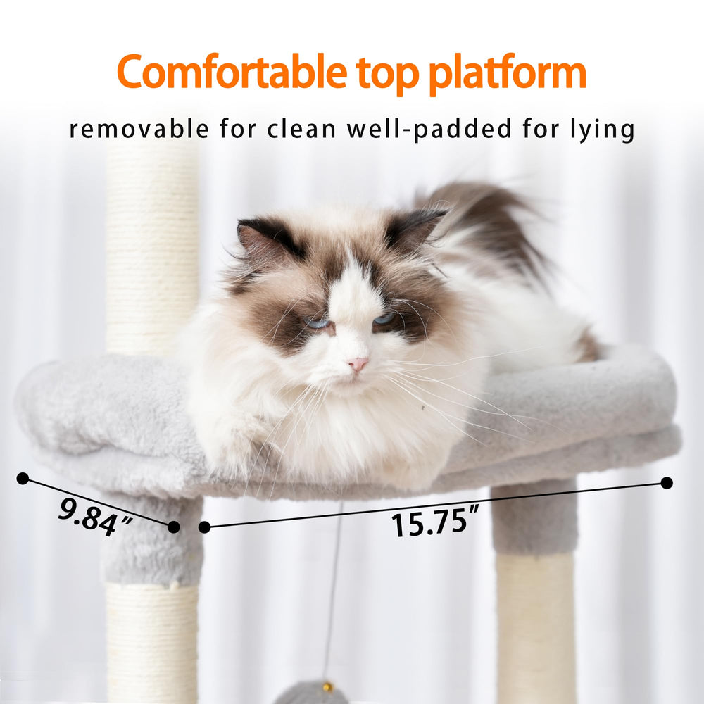 Heybly HCT015W ten scratching posts support healthy claws and play.