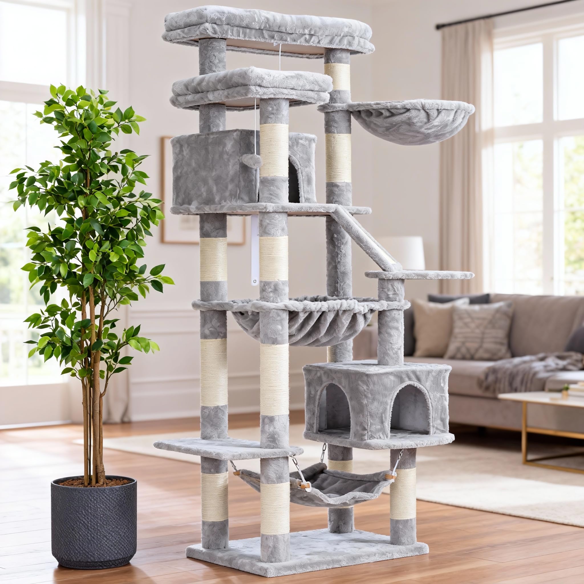 Heybly light gray finish on HCT034W suits modern homes with subtle style.