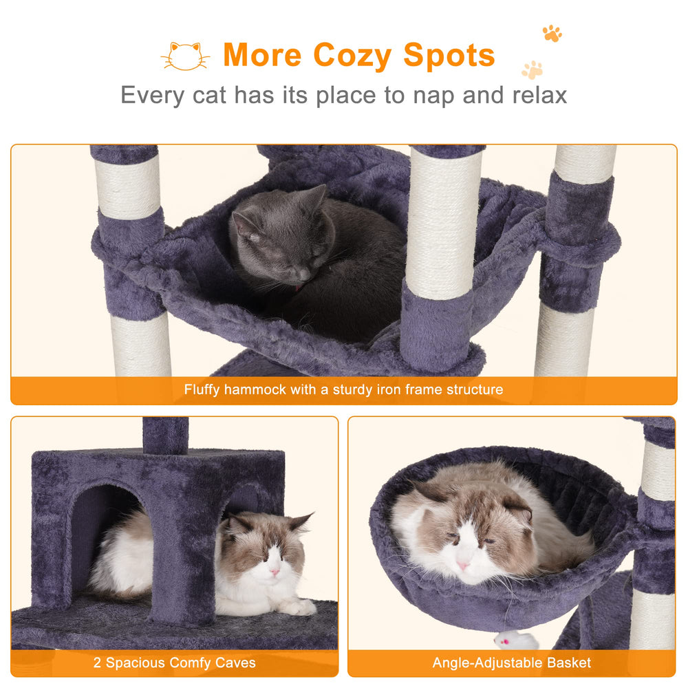Heybly Cat Tree Teaser Stick supports interactive play with owner