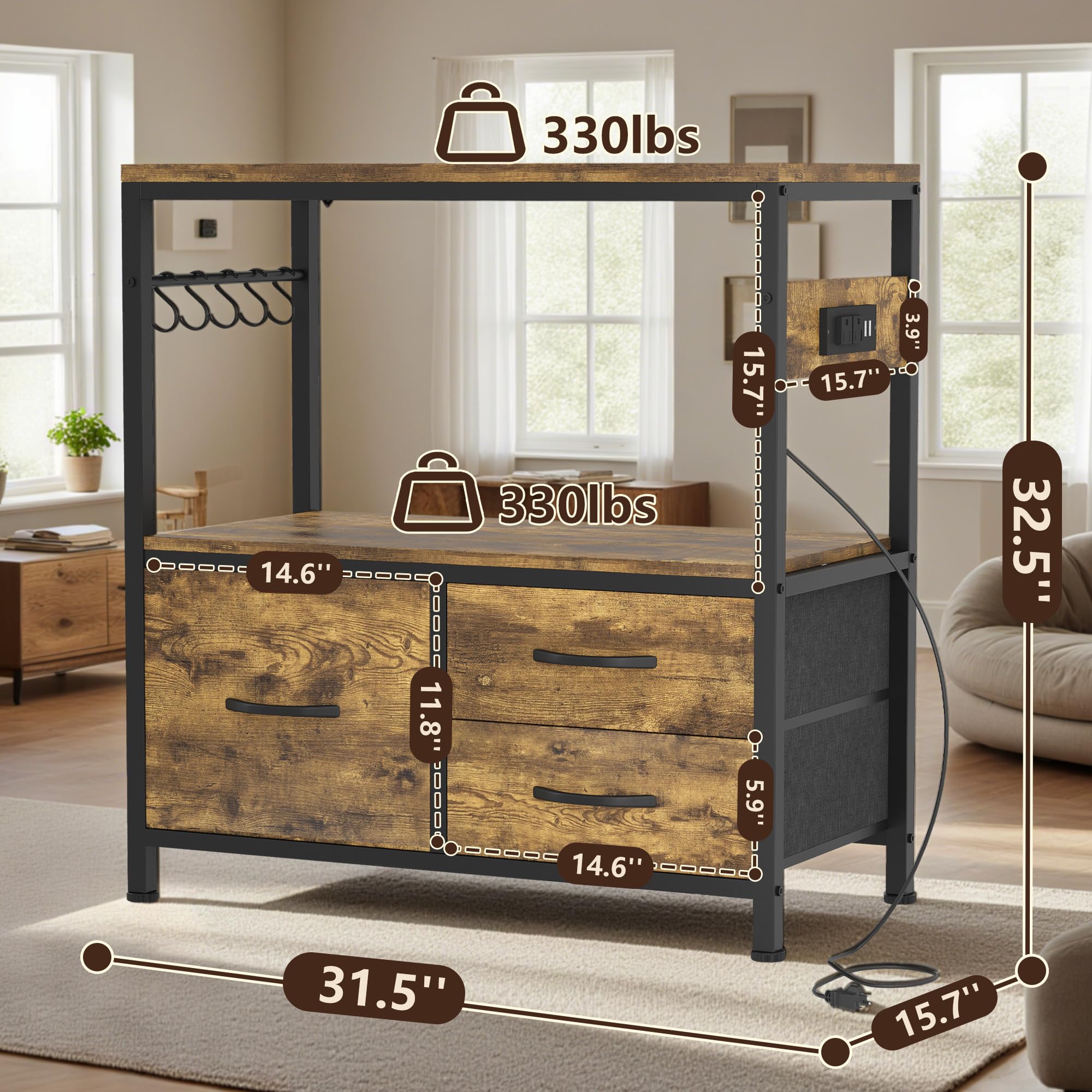 Heybly dimensions 31.5 by 15.7 inches match a range of tanks