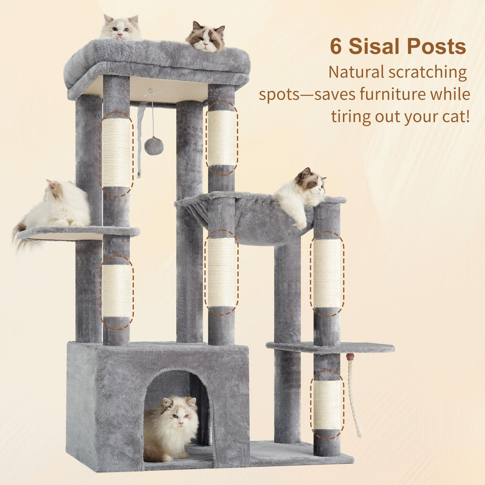 Heybly cat tree assembly instructions guide quick, tool-assisted setup.