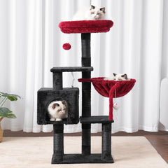 Heybly top-perch-soft-padding highlights a cozy resting spot for kittens and nap-time.