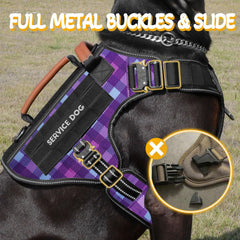 HEYCAHVA purple side view highlighting MOLLE compatibility for gear and patches.