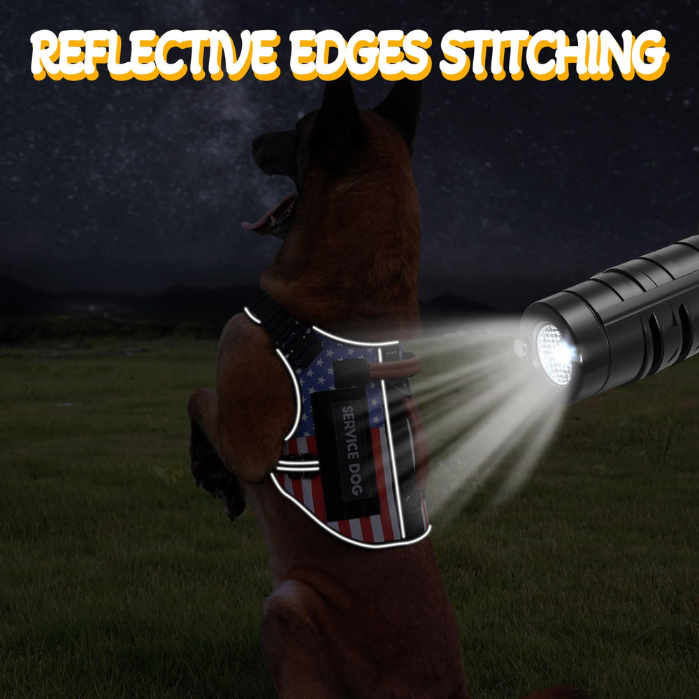 HEYCAHVA service dog vest patch display for badges and morale patches