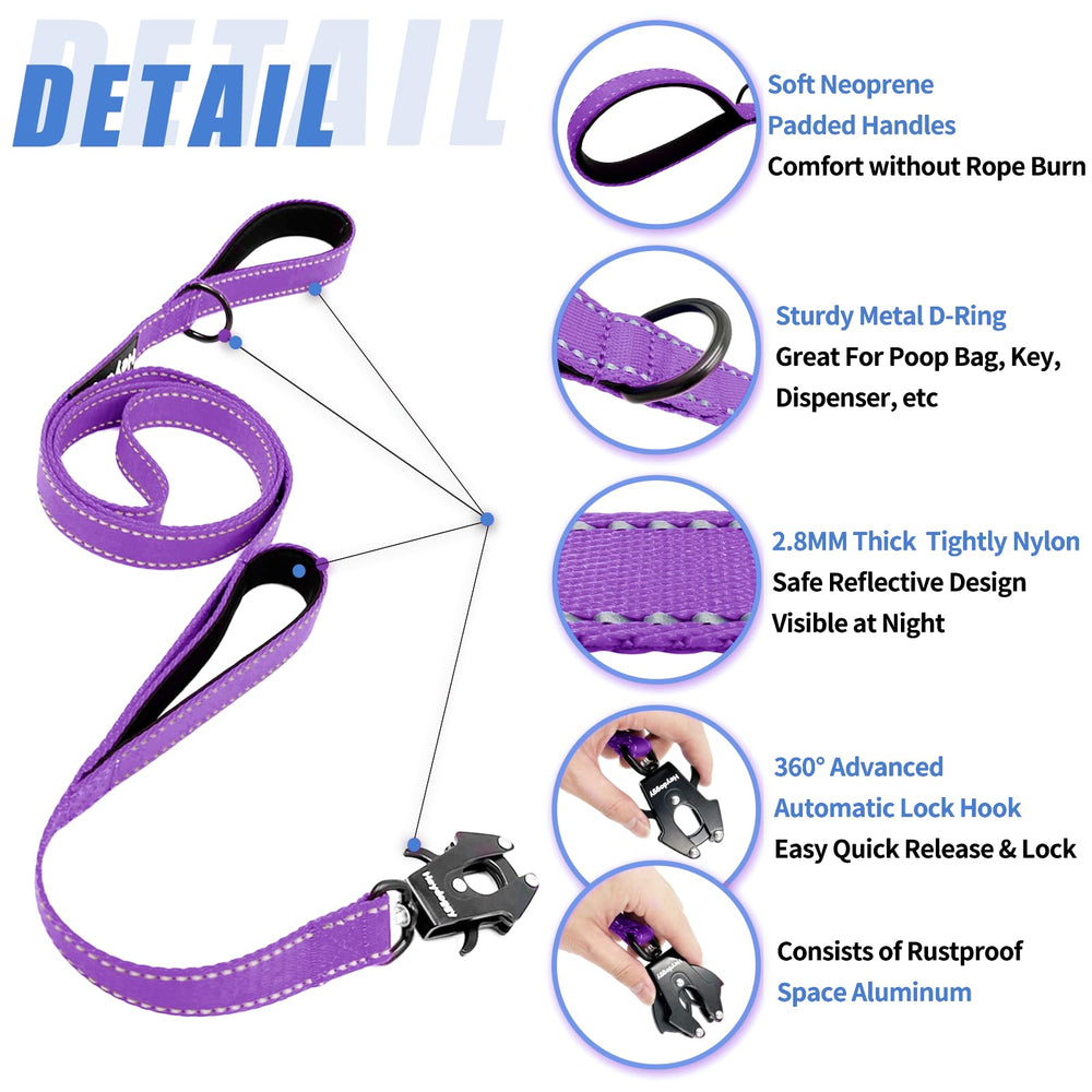 Heydoggy reflective stitching increases visibility for safer night walks