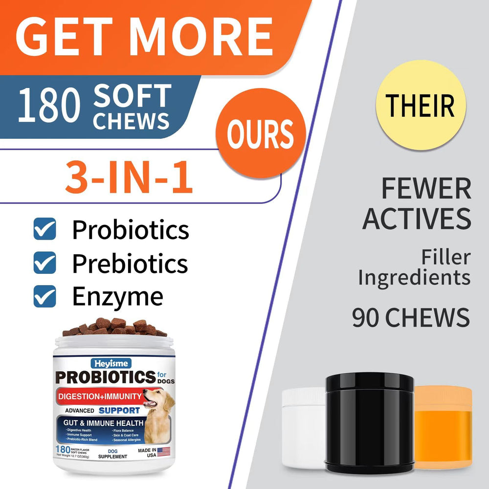 HEYISME ingredients highlight premium natural blend for digestive balance.