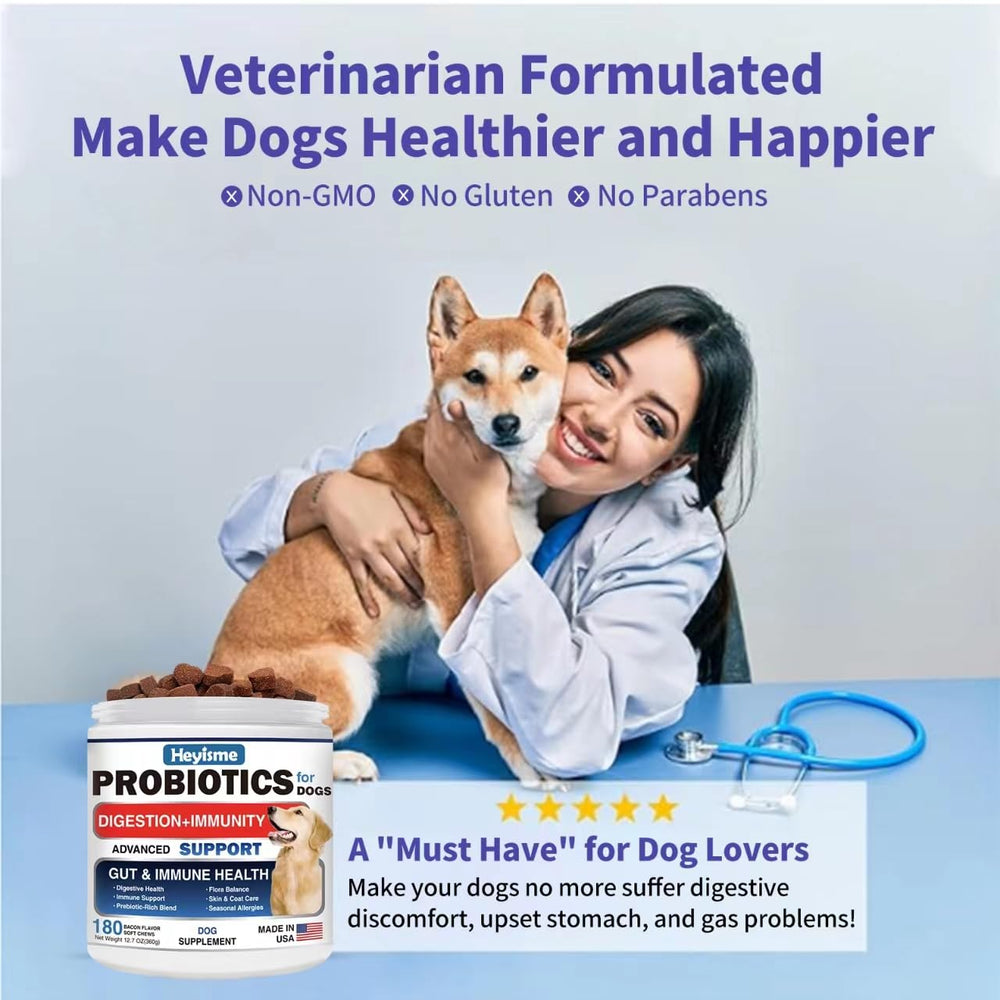 HEYISME promotes yeast balance for dogs with sensitive skin.