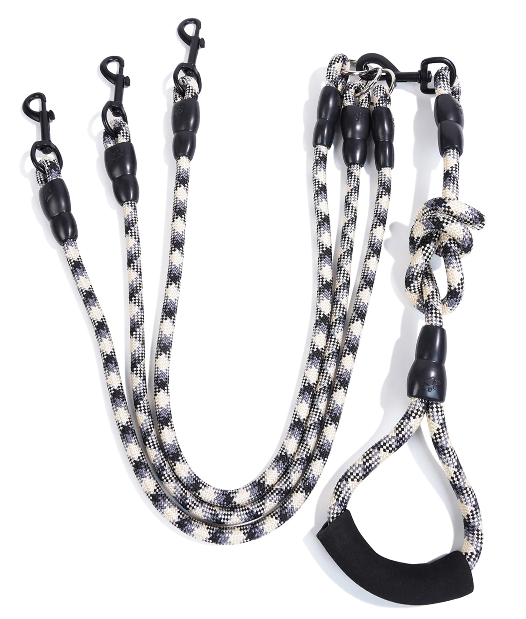 Heyllou 3 Dog Leash padded-handle close-up showing comfortable grip for extended walks
