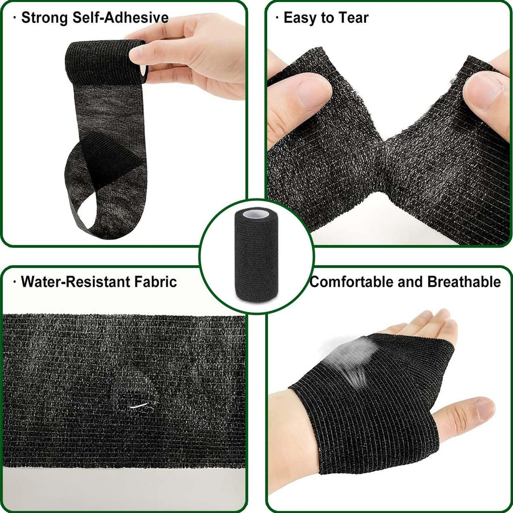 Hezaosth waterproof vet wrap maintains durability while keeping breathability.