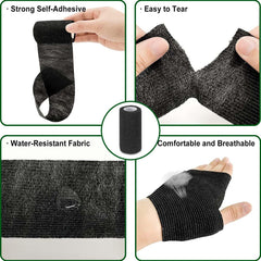 Hezaosth waterproof vet wrap maintains durability while keeping breathability.