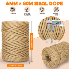 HezzLuv cat-scratch-post-upgrade-kit shows sturdy rope for renewing posts and protecting furniture.
