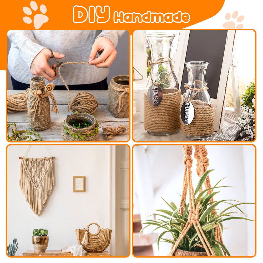 HezzLuv 262ft rope supports DIY cat furniture and crafts.