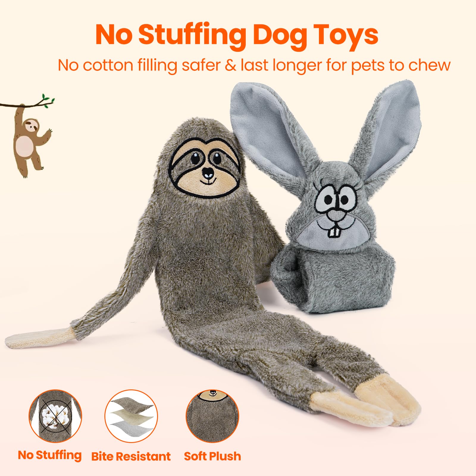 HGB Crinkle Squeaker Dog Toy with engaging sound and texture