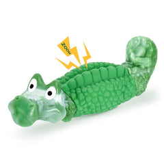 HGB dog toy curved ends improve grip for aggressive chewers during long sessions.