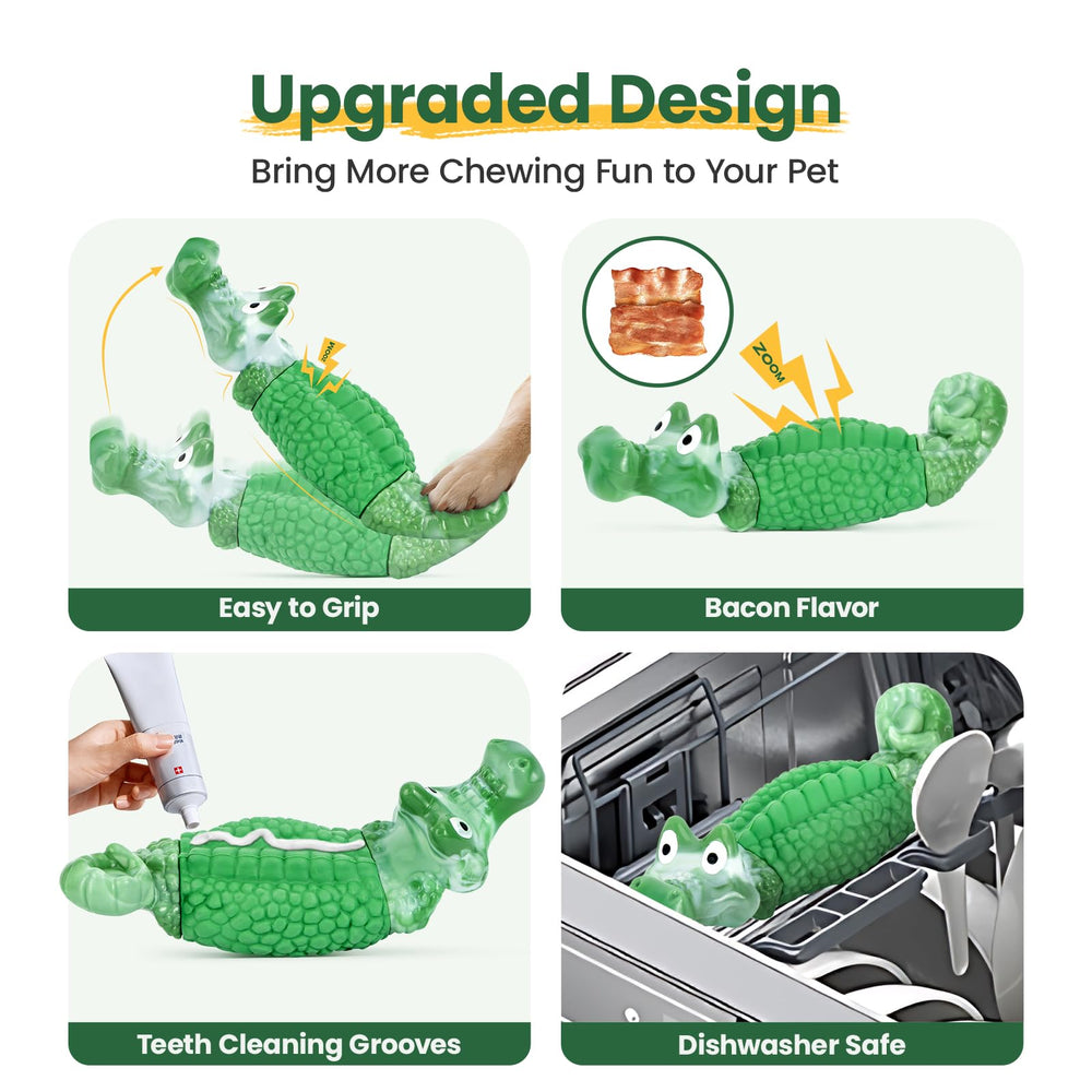 HGB dishwasher-safe toy cleans easily for quick after-play cleanup.