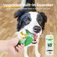 HGB indestructible nylon-rubber toy resists tough chewers for durable play.