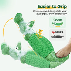 HGB dog toy squeaky feature keeps anxious dogs engaged and entertained.