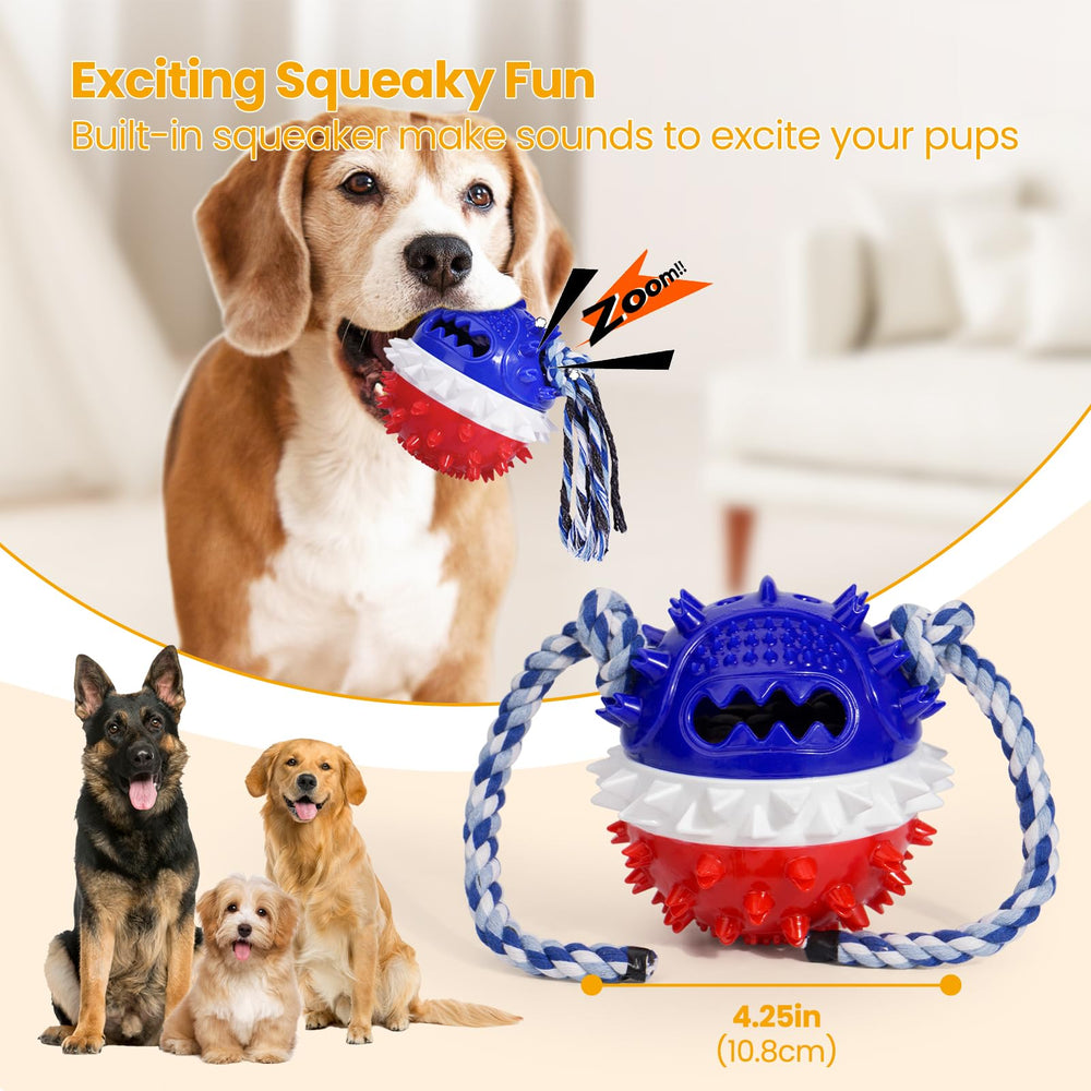 HGB Squeaky Dog Puzzle Toy tug and fetch design for interactive bonding