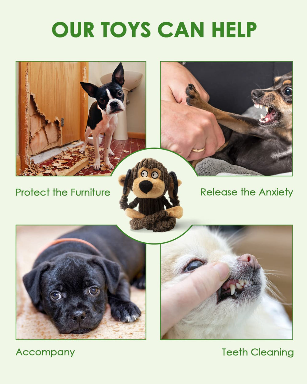 HGB Squeaky Dog Toy supports interactive play and companionship when owners are away