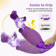 HGB Tough Dog Chew Toy squeaker inside to boost interactive play and boredom relief