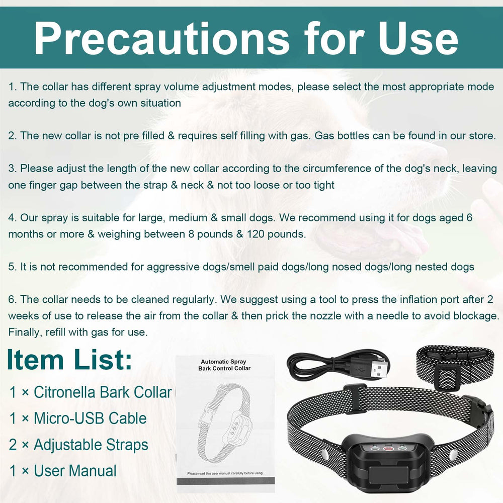 HGFLMR citronella bark collar operates without remote control.