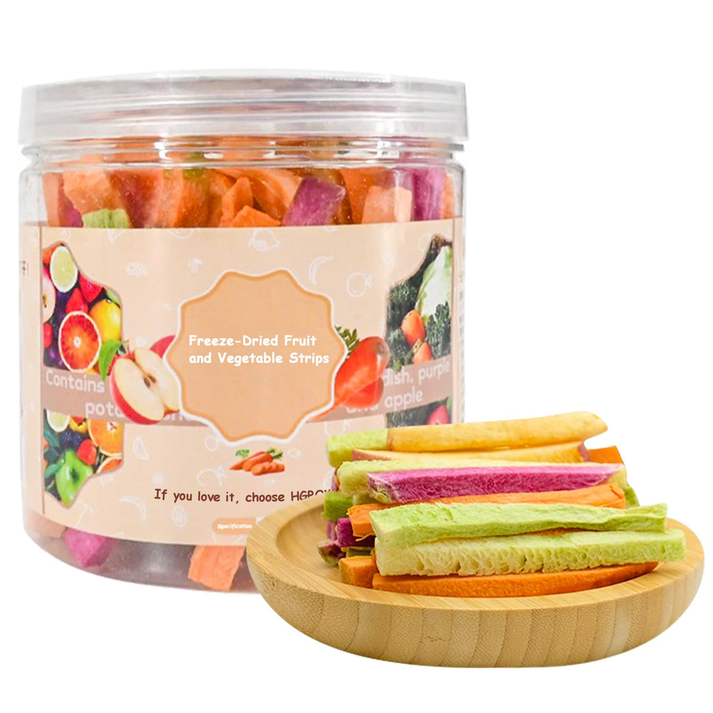 HGPOKLVT freeze-dried fruit-vegetable-bar packaging demonstrates convenient storage and shelf-stable nutrition.