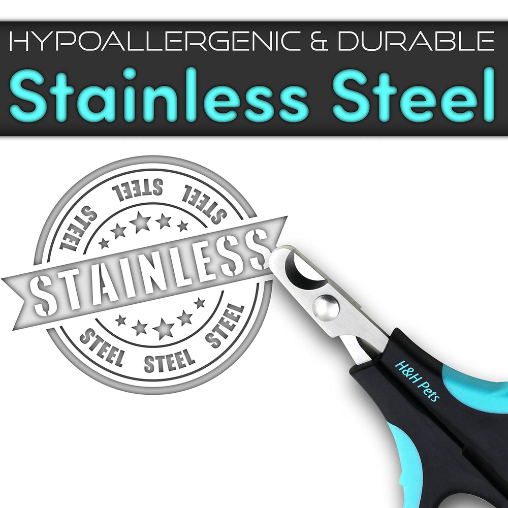 H&H Pets clipper featuring an ergonomic handle for secure, comfortable grooming.