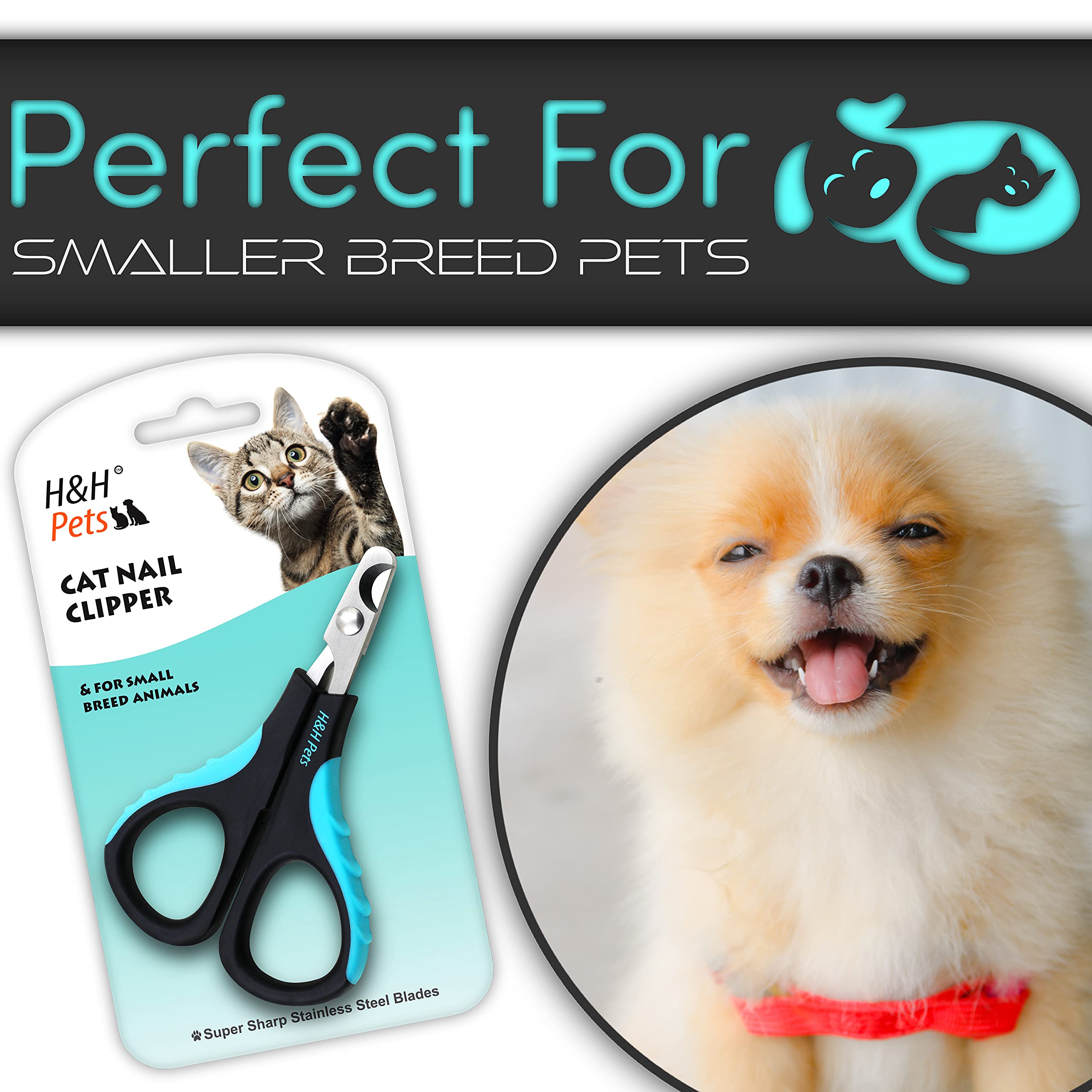H&H Pets clipper designed for small pets like cats and kittens.