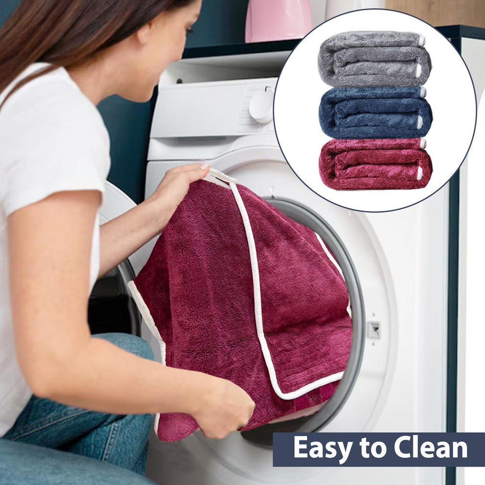 HhiMyOct coral fleece fabric keeps drying lightweight and odor-free.