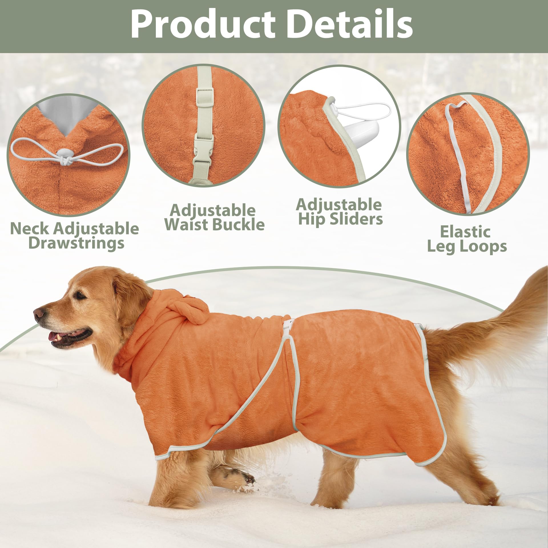 HhiMyOct hooded design bathrobe emphasizes head coverage and quick-dry comfort.