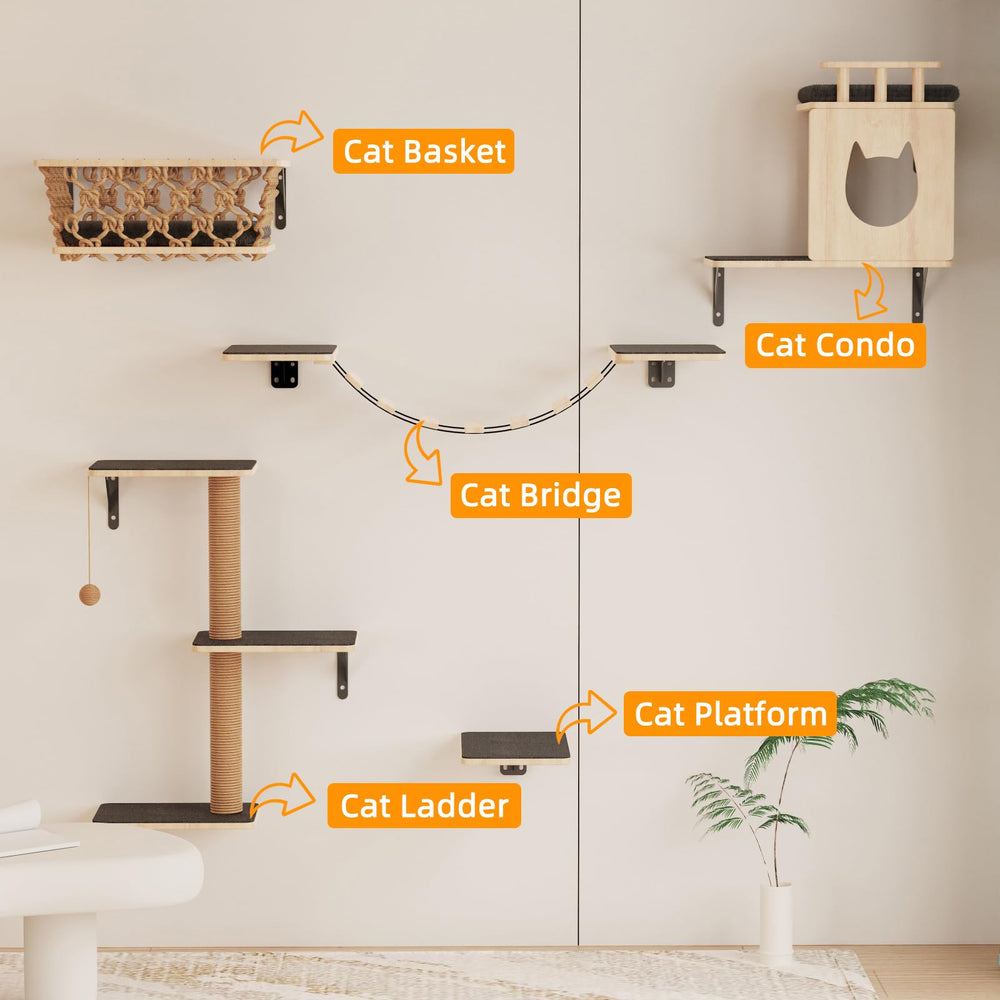 HHOFURN sturdy steel brackets reinforce each shelf for confident play