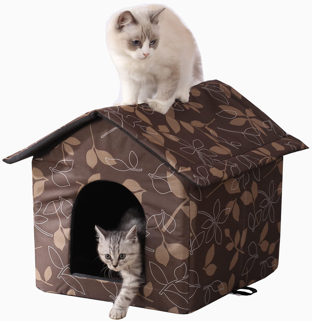H HONG RI SHENG outdoor cat house foldable design for easy transport.