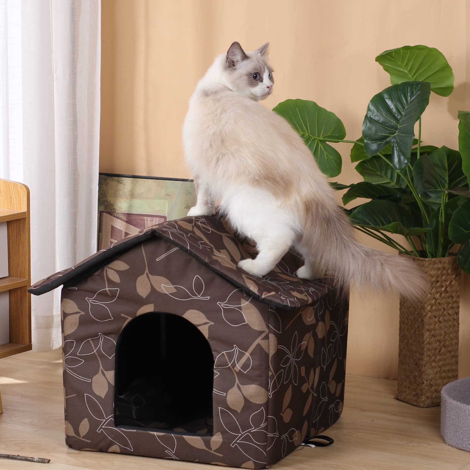 H HONG RI SHENG winter-ready shelter compatible with heating pads.