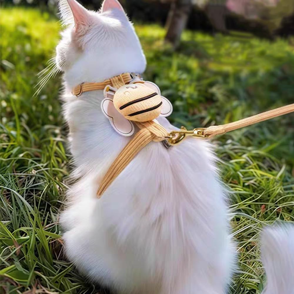 HHSSALIN cat and rabbit harness set suitable for both cats and rabbits