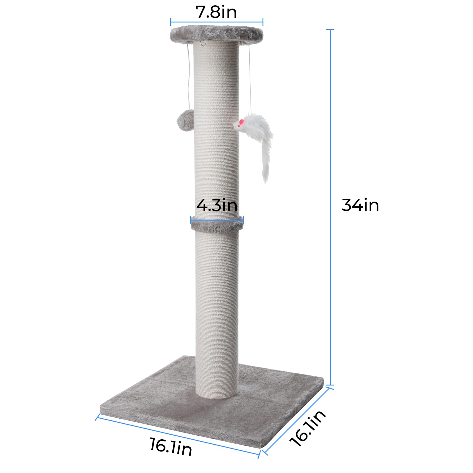 HHZZMIAO toy pendants top-view encourages interactive play and enrichment.